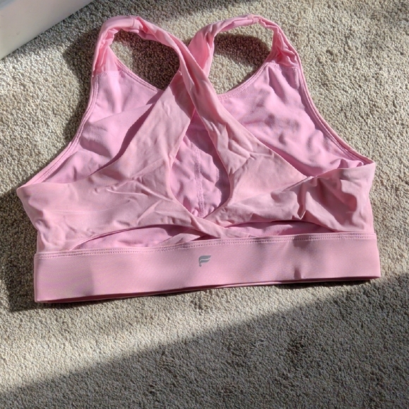 Fabletics Light Pink Sports Bra - Picture 2 of 2